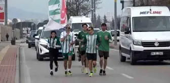 Bursaspor Taraftarları 'Sevgiliye Koşuyoruz' Etkinliği Düzenledi