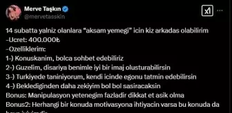 Sosyal Medya Fenomeni Merve Taşkın Gözaltında