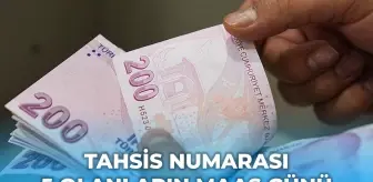 Tahsis numarası 5 olanlar ne zaman maaş alır?