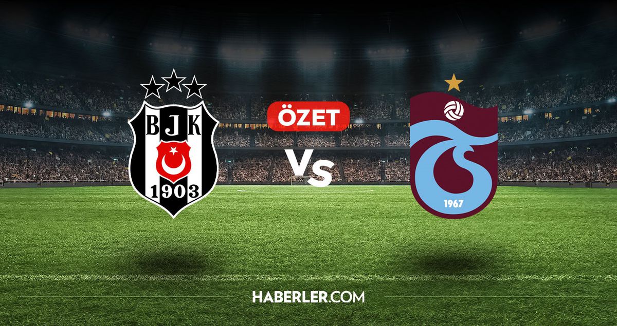 Beşiktaş Trabzonspor maç özeti ve golleri! (VİDEO) Beşiktaş Trabzonspor geniş özeti! Golleri kim attı, maç kaç kaç bitti?