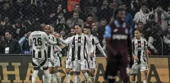 Beşiktaş, Trabzonspor'u 2-1 mağlup etti