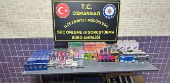 Bursa'da Kaçak Sigara Operasyonu: 1 Gözaltı