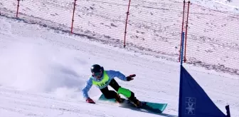 Ergan Dağı'nda Snowboard Yarışmaları Başladı