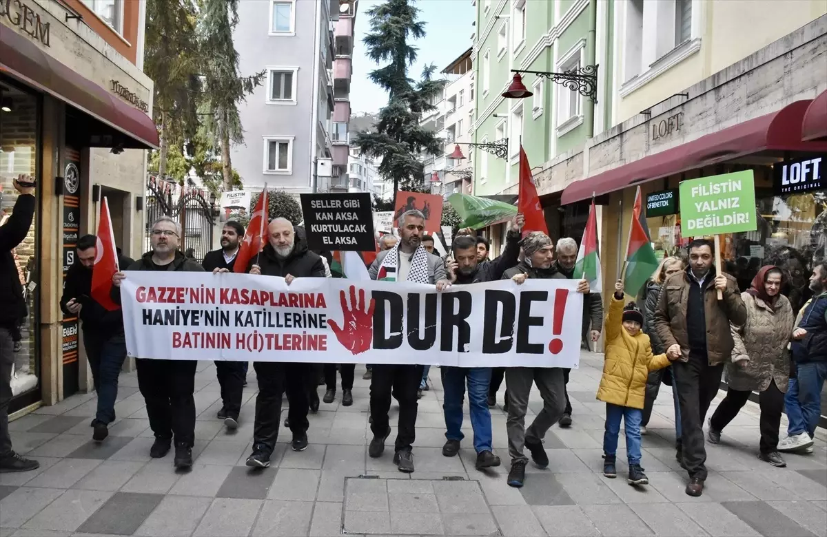 Trabzon ve Ordu'da Filistin'e Destek Yürüyüşleri Düzenlendi