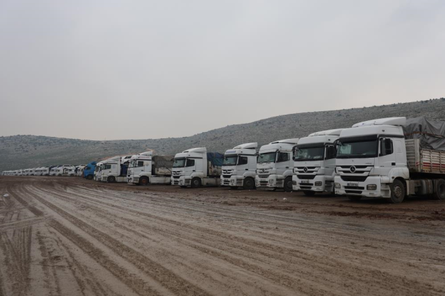 The truck congestion in Cilvegözü continues after the end of the war