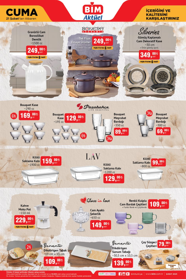 21 ŞUBAT BİM KATALOĞU 2025 | BİM'de hangi ürünler var? 21 Şubat Pazartesi Bim'e hangi ürünler gelecek? 21 ŞUBAT BİM KATALOĞU 2025 | BİM'de hangi ürünler var? 21 Şubat Pazartesi Bim'e hangi ürünler gelecek?