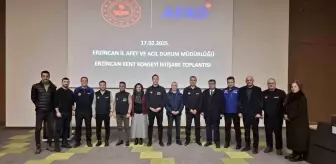 Erzincan'da AFAD ve Kent Konseyi Toplantısı Gerçekleştirildi