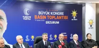 AK Parti Erzurum İl Başkanı Küçükoğlu'dan AK Parti'nin 8. Büyük Olağan Kongresi'ne davet