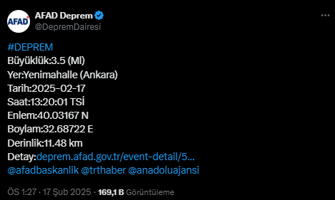ANKARA'DA DEPREM! Deprem mi oldu? Deprem ne zaman, nerede oldu?
