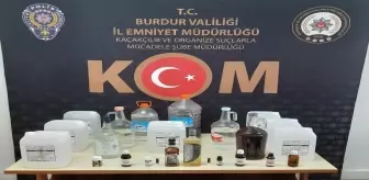 Burdur'da Sahte İçki Operasyonu: 185 Litre Etil Alkol Ele Geçirildi