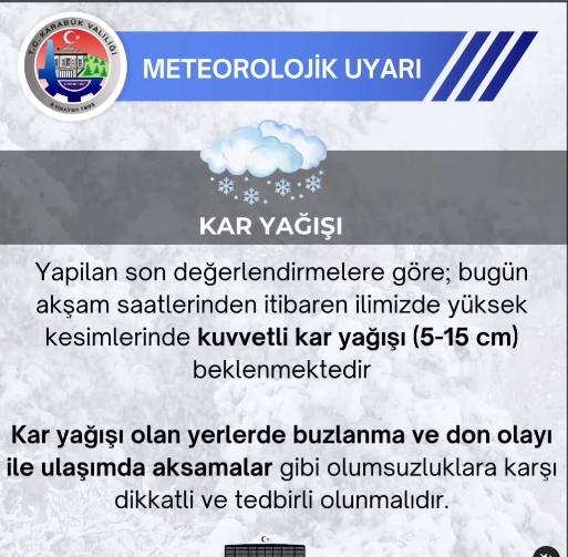 Karabük okullar tatil mi SON DAKİKA? 18 Şubat Salı Karabük okul yok mu (Karabük Valiliği KAR TATİLİ AÇIKLAMASI)?