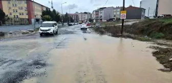 Tekirdağ'da Sağanak Yağış Sonrası Yolculuk Zorlaştı