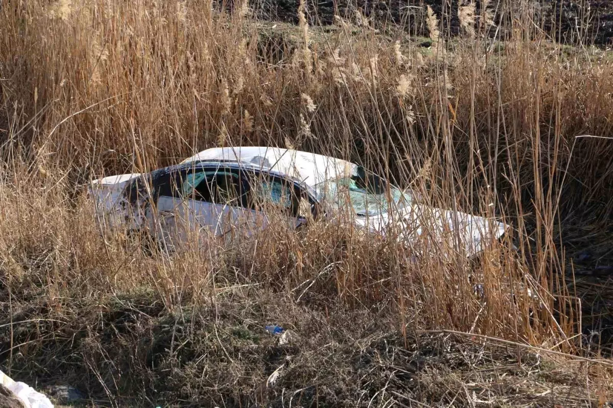 Diyarbakır'da Virajı Alamayan Otomobil Tarlaya Uçtu: 1 Yaralı