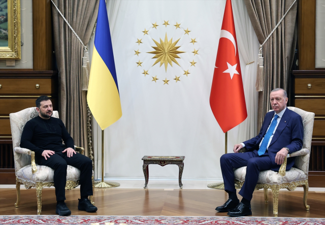 Cumhurbaşkanı Erdoğan - Zelenski görüşmesi başladı Cumhurbaşkanı Erdoğan - Zelenski görüşmesi başladı