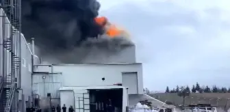 Edirne'de Alüminyum Fabrikasında Yangın