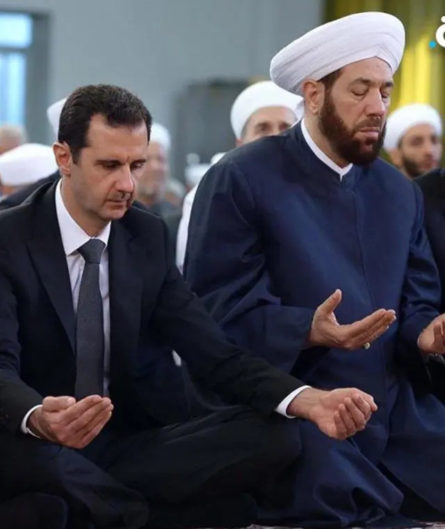 The Mufti of Assad has emerged, the public has gone mad with anger