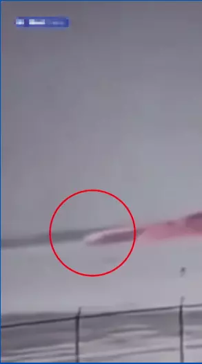 Miraculous rescue: Moments when the plane overturned captured on camera