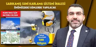 Sarıkamış Kayak Merkezi'ne 500 Milyon TL Değerinde Suni Karlama Yatırımı