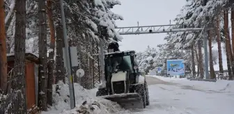 Başçiftlik Kayak Merkezi'nde Kar Kalınlığı 60 Santimetreye Ulaştı