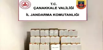 Çanakkale'de Kaçak Alkol Operasyonu: 3 Bin 317 Litre Etil Alkol Ele Geçirildi