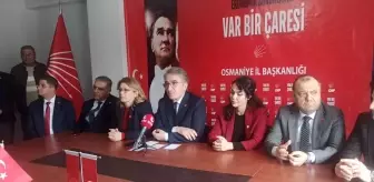 CHP'li Karatepe, Osmaniye'de Ekonomik Sıkıntılara Dikkat Çekti