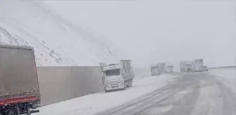 Erzincan'da Kar Yağışı Ulaşımı Aksattı