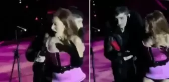 Hadise'nin konserinde korku dolu anlar! Hayranı sahneye atladı