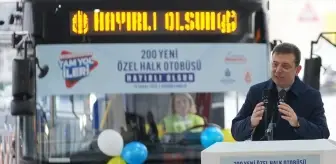 İstanbul'da 60 Yeni Özel Halk Otobüsü Hizmete Girdi