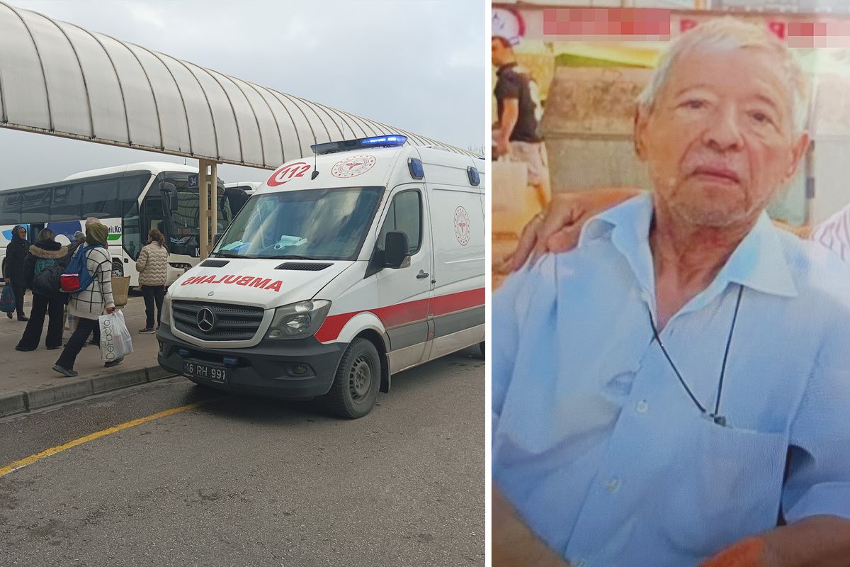 Otobüste herkes yaşlı adamı uyuyor zannetti, molada öldüğü anlaşıldı