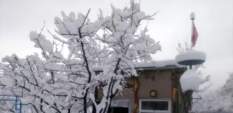 Amasya'nın Yüksek Kesimlerinde Kar Yağışı Etkili Oluyor