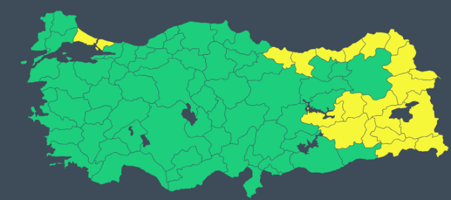 This was a rehearsal, a blizzard is expected in Istanbul! Here is the hourly weather report