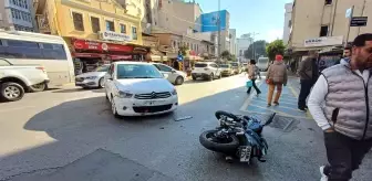 Aydın'da Otomobil ile Motosiklet Çarpıştı: 1 Yaralı