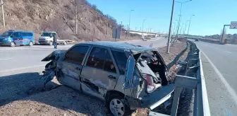 Ankara-Kırıkkale Kara Yolunda Kaza: 3 Yaralı