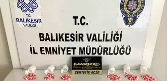 Balıkesir'de Uyuşturucu Operasyonu: 1046 Sentetik Ecza Hapı Ele Geçirildi