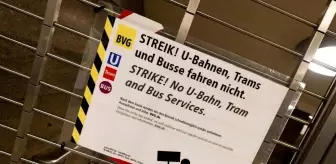 Berlin'de Toplu Taşıma Çalışanlarından 48 Saatlik Grev