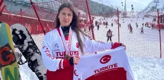 Akhisarlı Nazife Tuncel, Snow Bike Türkiye Şampiyonu Oldu