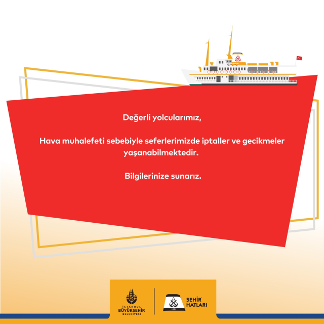 Vapur seferleri iptal mi? 21 Şubat Şehir hatları vapur seferleri iptal mi edildi? Vapur seferleri iptal mi? 21 Şubat Şehir hatları vapur seferleri iptal mi edildi?