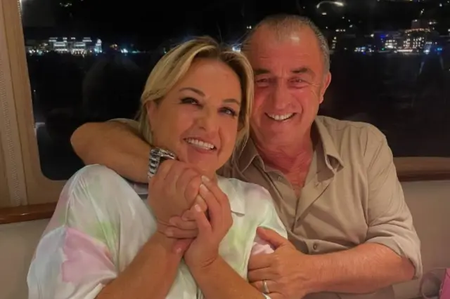 Romantic birthday celebration from Fatih Terim to his wife Fulya Terim