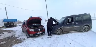 Akyaka'da Sibirya Soğukları Hayatı Olumsuz Etkiliyor