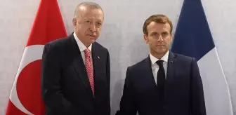 Cumhurbaşkanı Erdoğan, Fransa Cumhurbaşkanı Macron ile görüştü