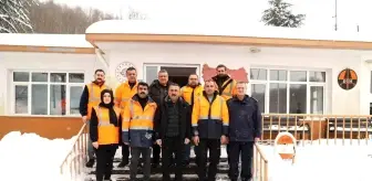 Zonguldak Valisi Hacıbektaşoğlu, Karla Mücadele Çalışmalarını İnceledi