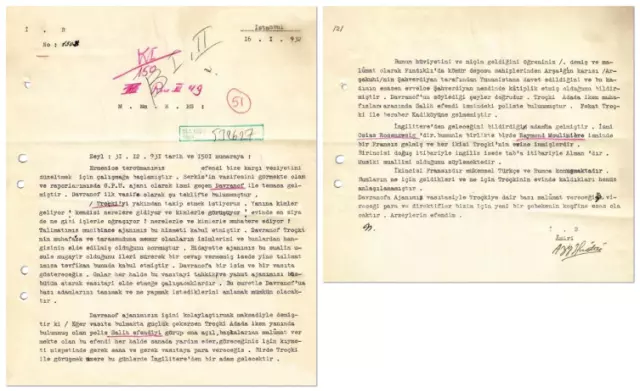 MIT Shared the Intelligence Report on Lev Trotsky's Exile in Istanbul