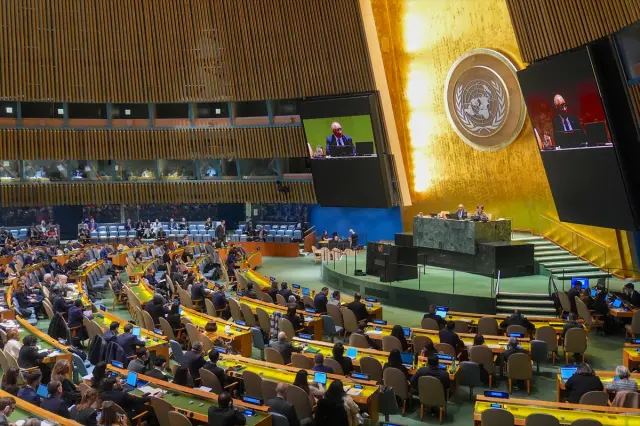 Voting on 'Ukraine' in the UN General Assembly! The US voted 'no'