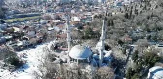 Ramazan Ayı'nda Eyüp Sultan Camii'nde Mahya Asıldı