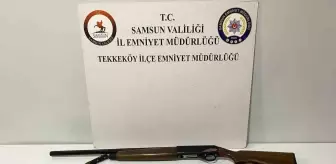 Samsun'da Tersanede 3 Ruhsatsız Tüfekle 3 Kişi Yakalandı