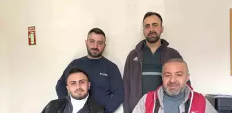 Tokat'ta Arkadaşlar Karda Eğlenceli Anlar Yaşadı