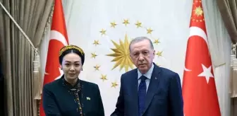 Cumhurbaşkanı Erdoğan, Türkmenistan Meclis Başkanı Gulmanova'yı kabul etti