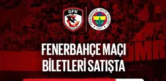 Gaziantep FK ile Fenerbahçe Maçının Biletleri Satışta