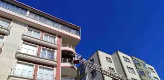 Sinop'ta 5 Katlı Apartmanda Yangın Paniği