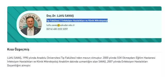 Lütfü Savaş, who was expelled from the CHP, has started working at Üsküdar University